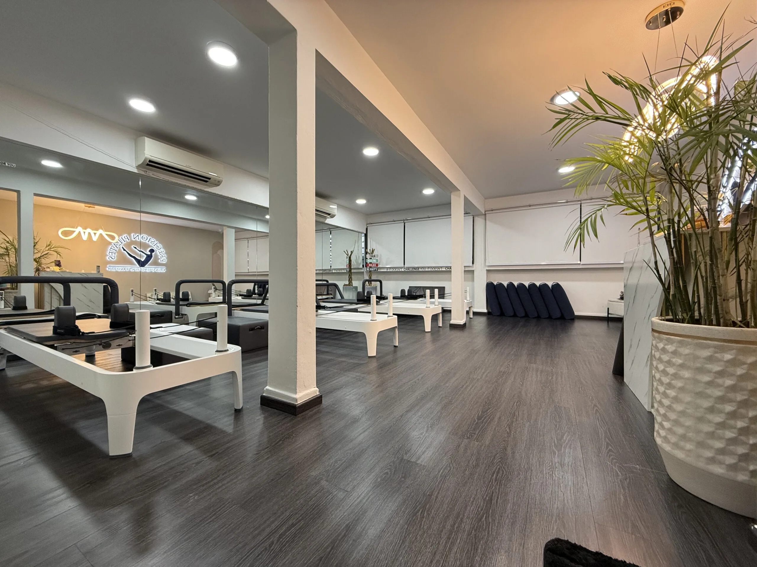 Equipments at Precision Pilates Studio Equipments at Precision Pilates Studio